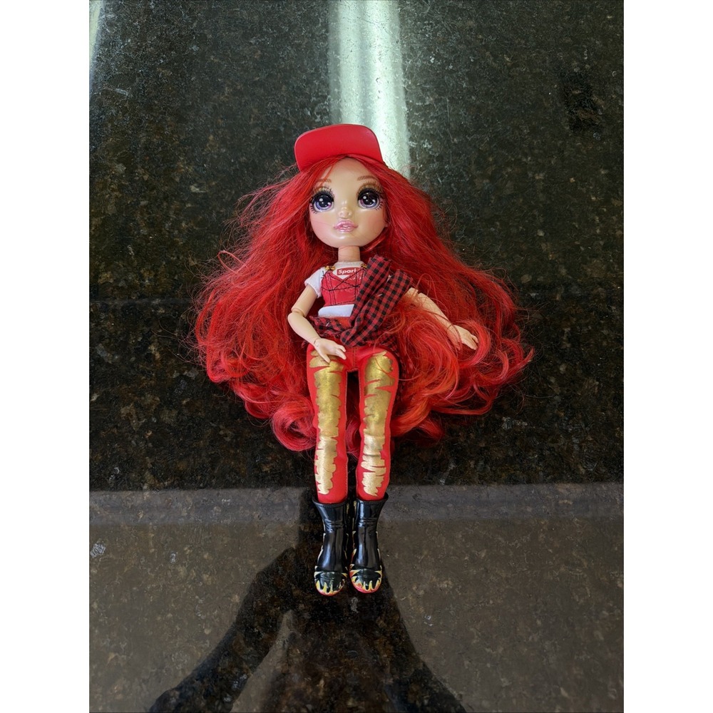 Rainbow High Series 1 Ruby Anderson Fashion Doll w/outfit And Cap Red Hair